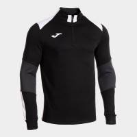 MIKINA 3/4 ZIP DANUBIO IV ČERNO-BÍLÁ