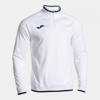 MIKINA 3/4 ZIP COMBI PREMIUM BÍLO-TMAVĚ MODRÁ