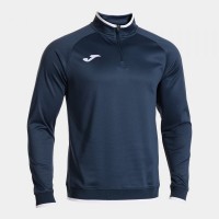 MIKINA 3/4 ZIP COMBI PREMIUM TMAVĚ MODRO-BÍLÁ