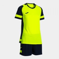 DÁMSKÝ DRES - SET LIDER FLUO ŽLUTO-TMAVĚ MODRÝ