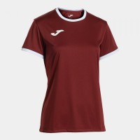 DÁMSKÉ TRIČKO COMBI PREMIUM BURGUNDY-BÍLÉ